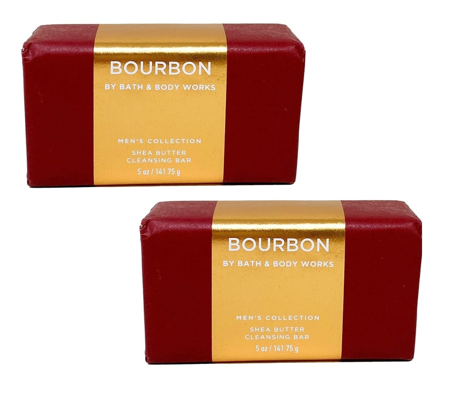 X2 New Men’s BOURBON Shea Cleansing Bar 4.2 oz Bath & Body Works Discontinued