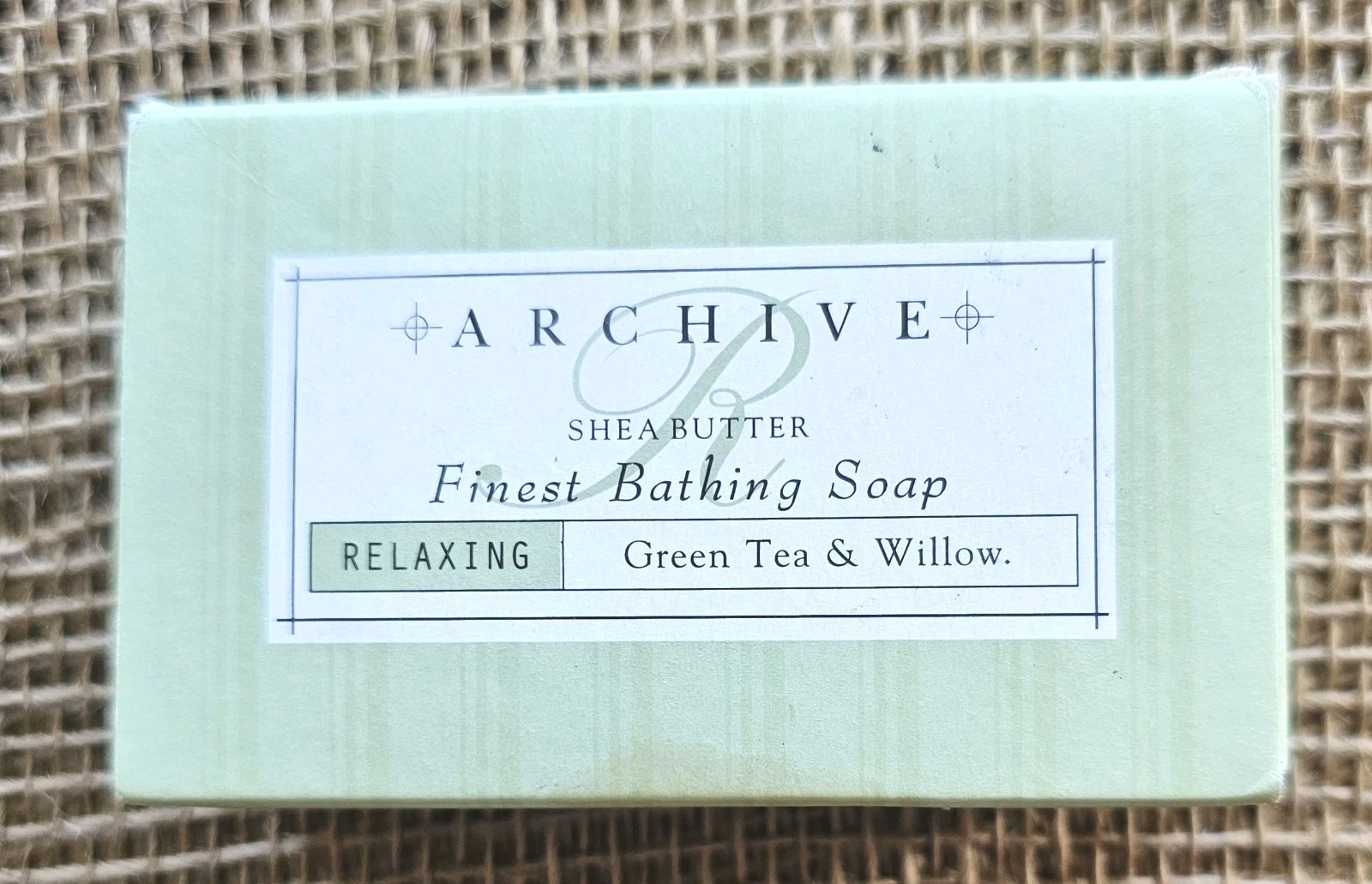 Archive Shea Butter Green Tea & Willow Bathing Soap 2.5oz