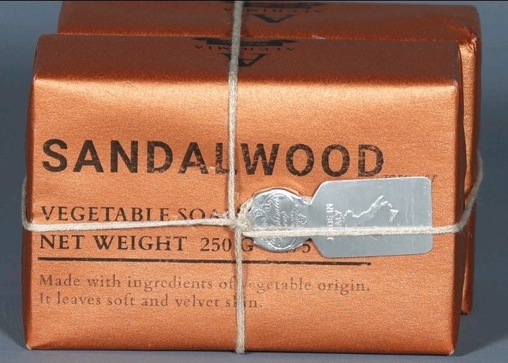 ALCHIMIA For Men SANDALWOOD Vegetable Bar Soap 2 x 8.75 oz. Italy