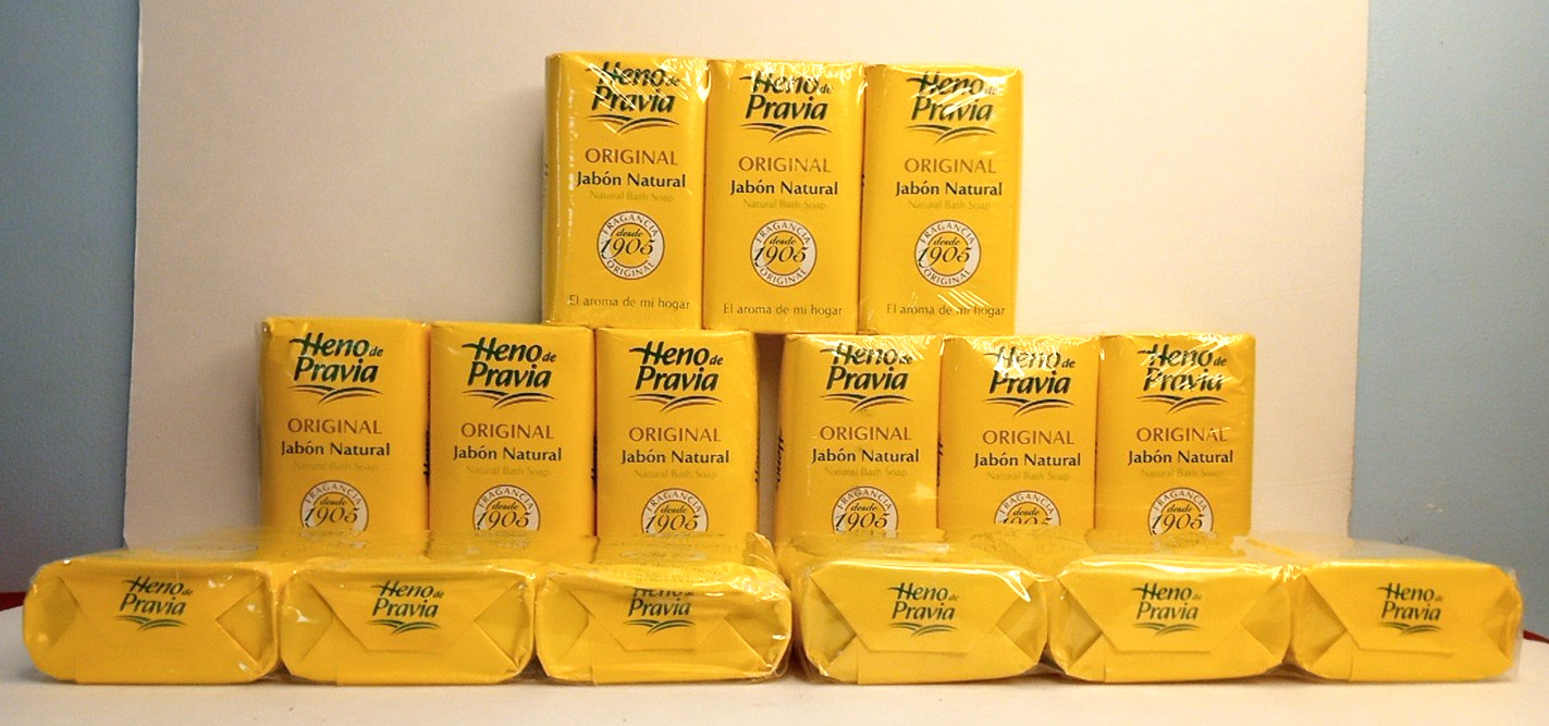 Heno de Pravia Natural Bath Soap 15 bars each 4 oz made in mexico