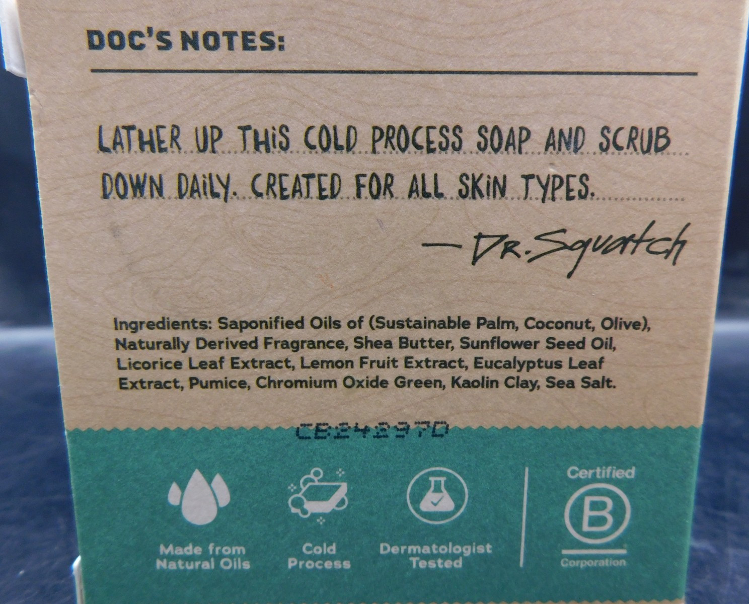 Lot Of 6 Dr. Squatch Men’s Natural Soap Rain Forest Rapids 5oz Ea New & Unused