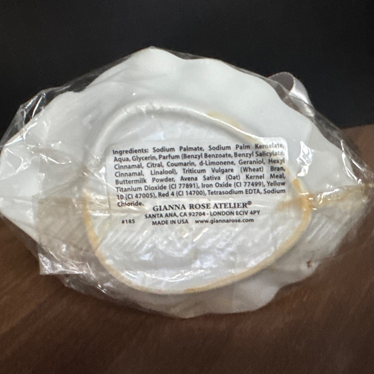 Gianna Rose Atelier PEAR shaped Soap From The Garden Gift Set #185 Dish USA
