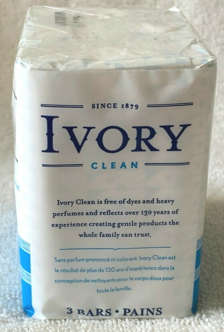IVORY CLEAN***Original***99.44% PURE CLEAN SOAP (3 BARS)~3.17 OZ/EACH~NEW~SEALED