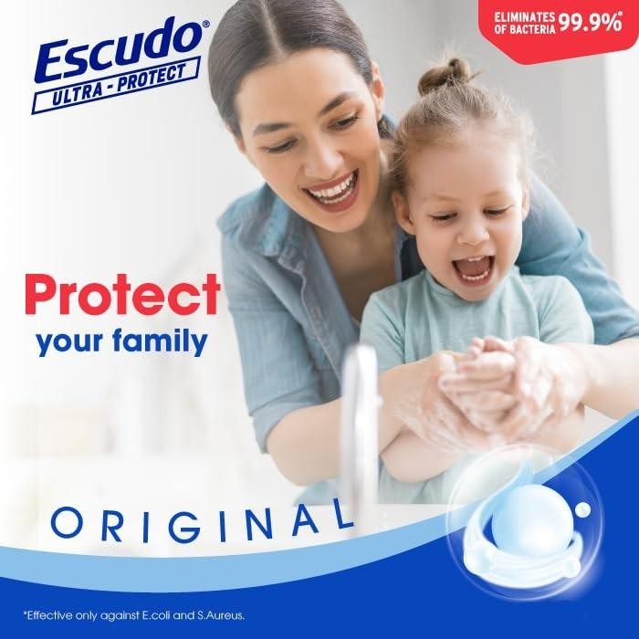 Escudo Ultra-protect Antibacterial Bar Soap, 4.05 Oz, 6 Pack, Fresh Clean Scent