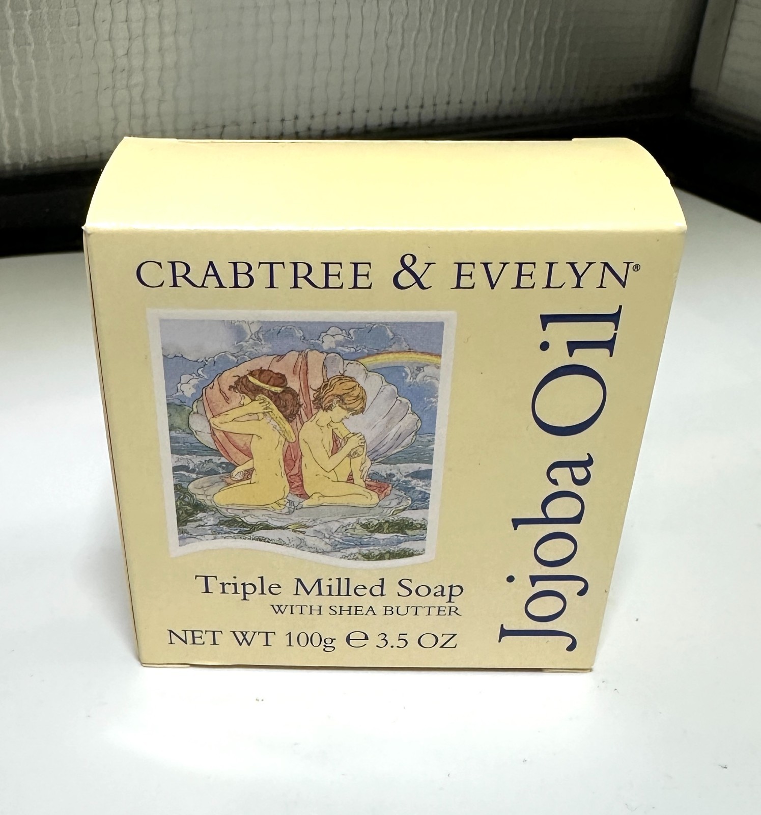 Milled Soap Crabtree Evelyn Jojoba Oil Triple 3.5 OZ New In Box