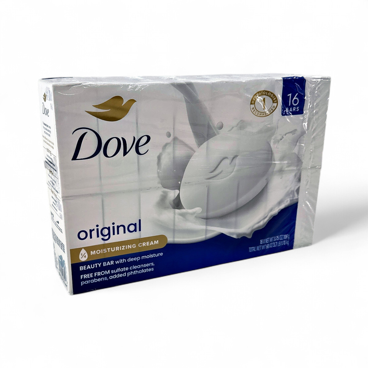 Dove Beauty Bar Original White Moisturizing Soap – 3.75 oz/ 16 Count