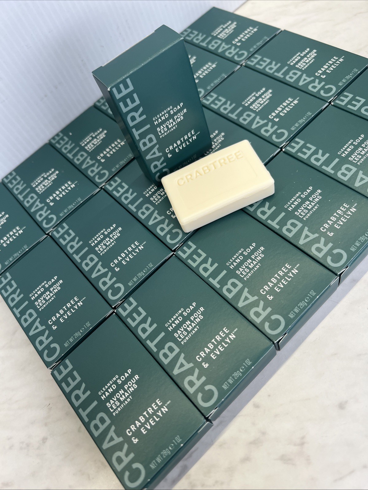 20X Crabtree & Evelyn Cleansing Hand Soap Bars 1 oz Travel Size .