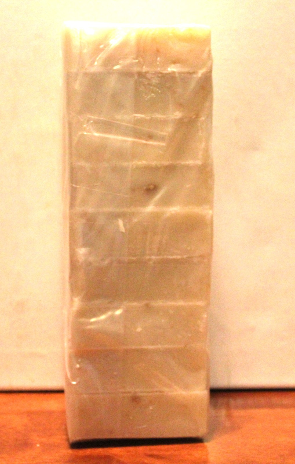 Patchouli Sandalwood Goat Milk Cold Processed handmade soap loaf, 7 precut bars