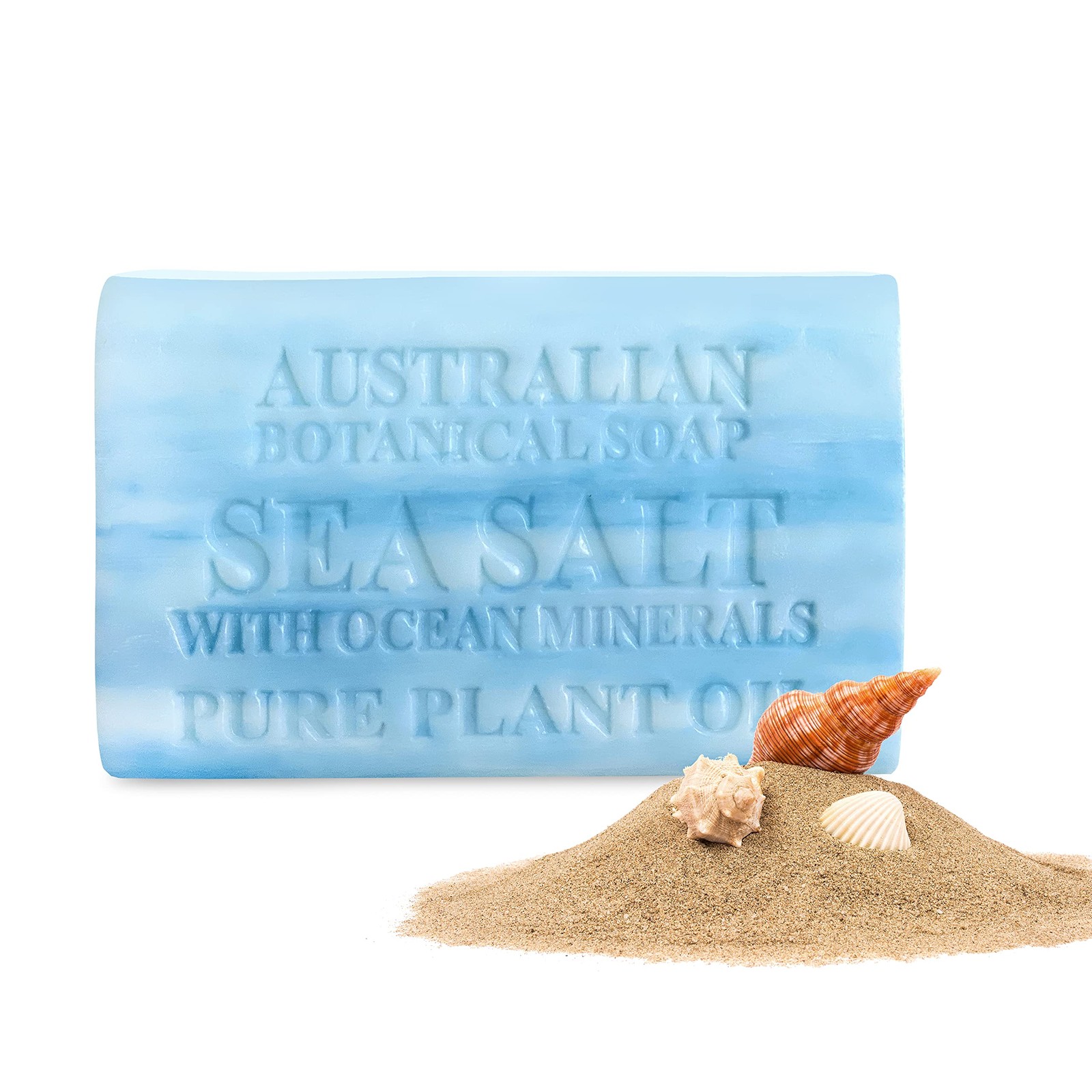 Australian Botanical Soap Sea Salt with Ocean Minerals 6.6 Ounce (Pack of 1)