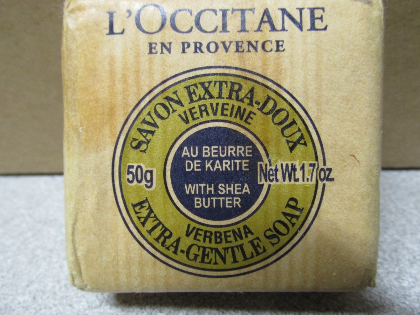 L’occitane En Provence Verbena Extra Gentle Soap w/ Shea Butter 1.7 oz