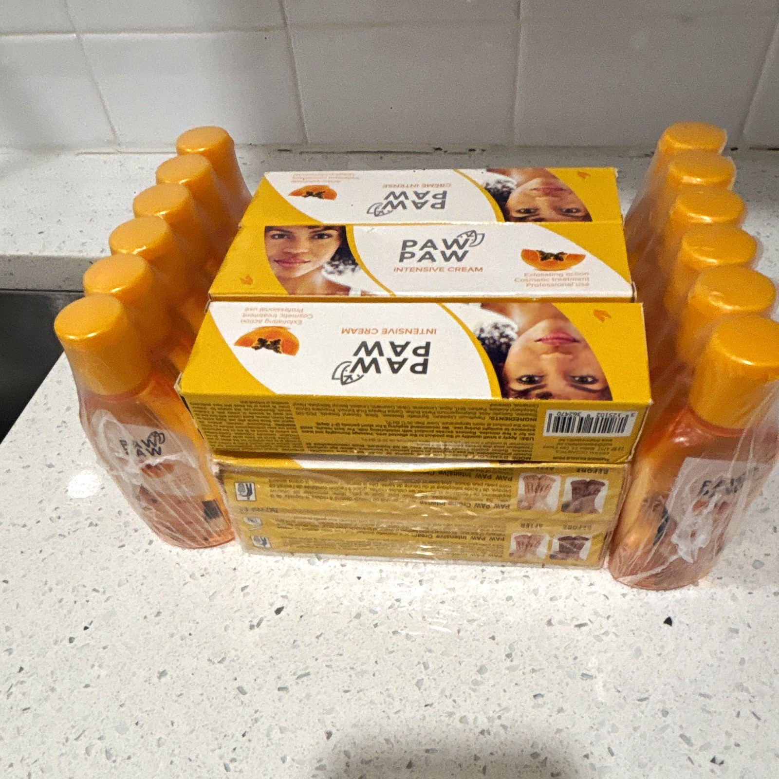 Paw Paw Papaya Whitening Soap Papaya Scent Multipack Orange Rectangular Bars