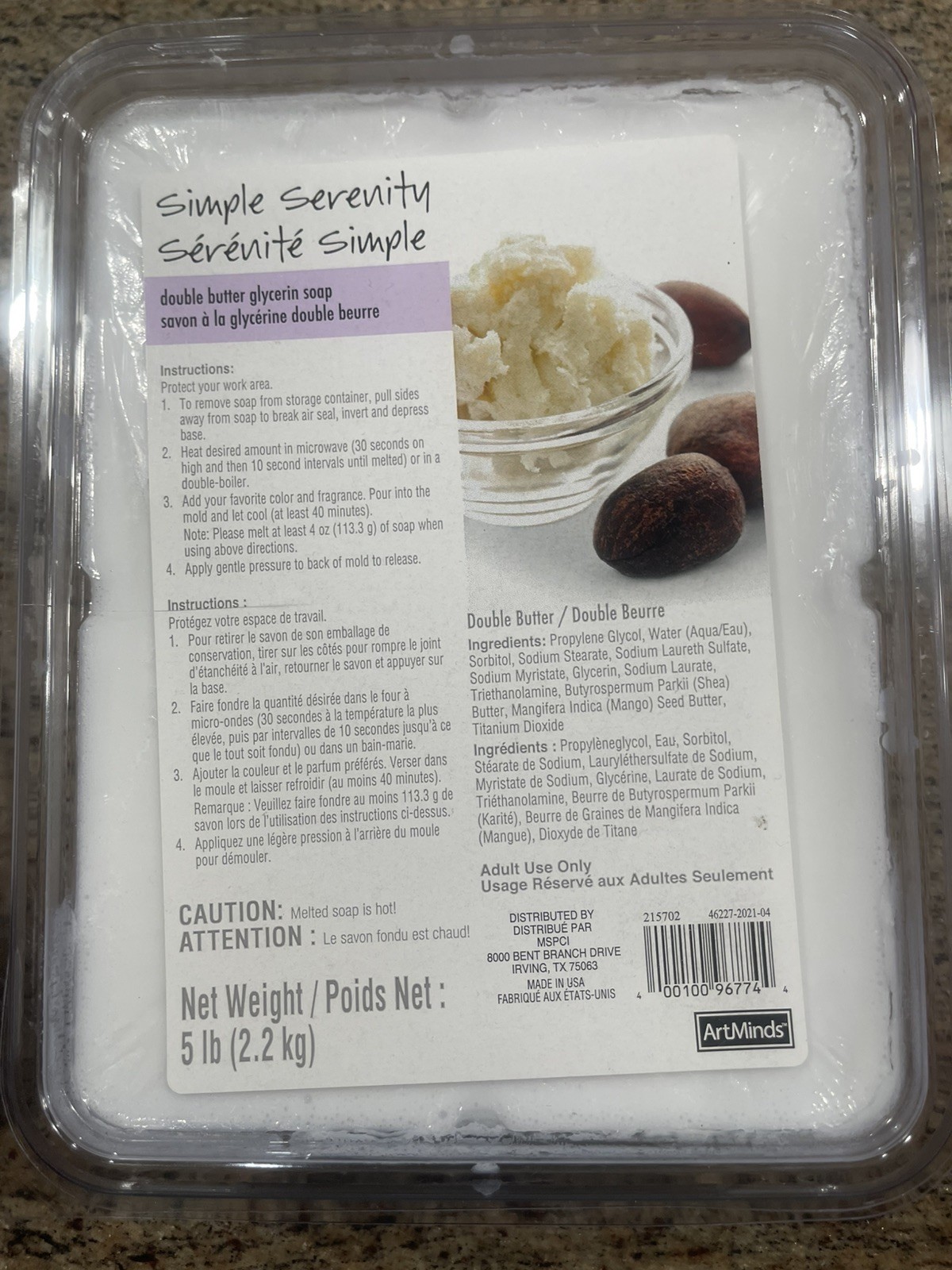 Life Of The Party Double Butter Glycerin Soap-5lb