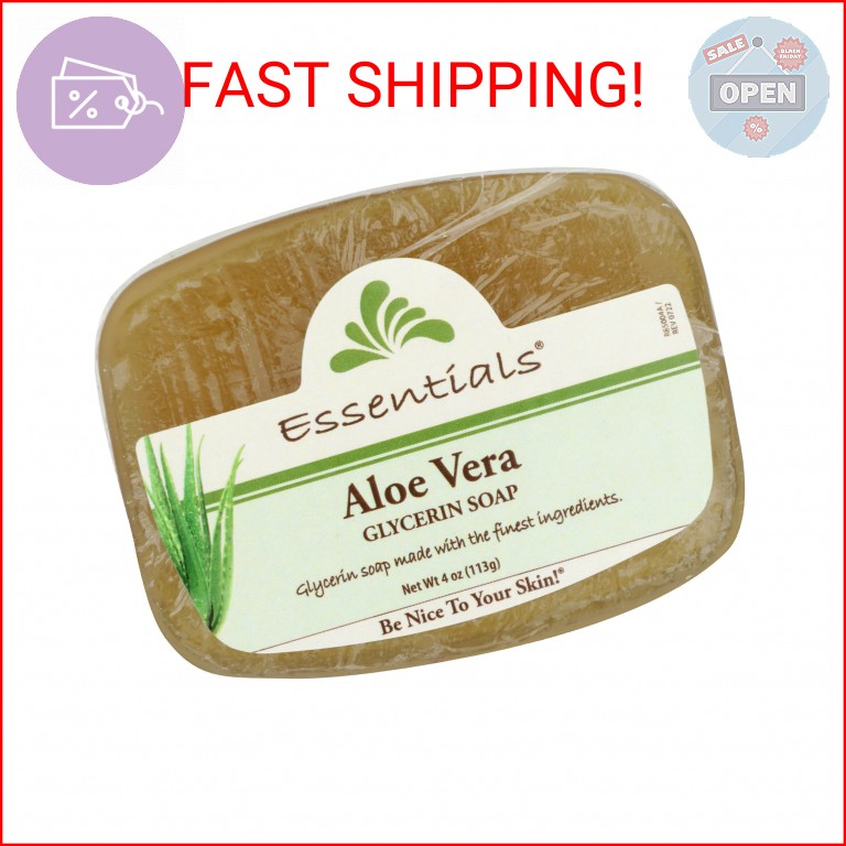 Clearly Natural Essentials Aloe Vera Pure and natural glycerine soap 4 oz