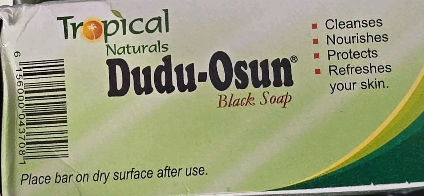 Tropical Naturals Dudu-Osun BLACK SOAP 150 Gram Soap Pure Natural Ingredients