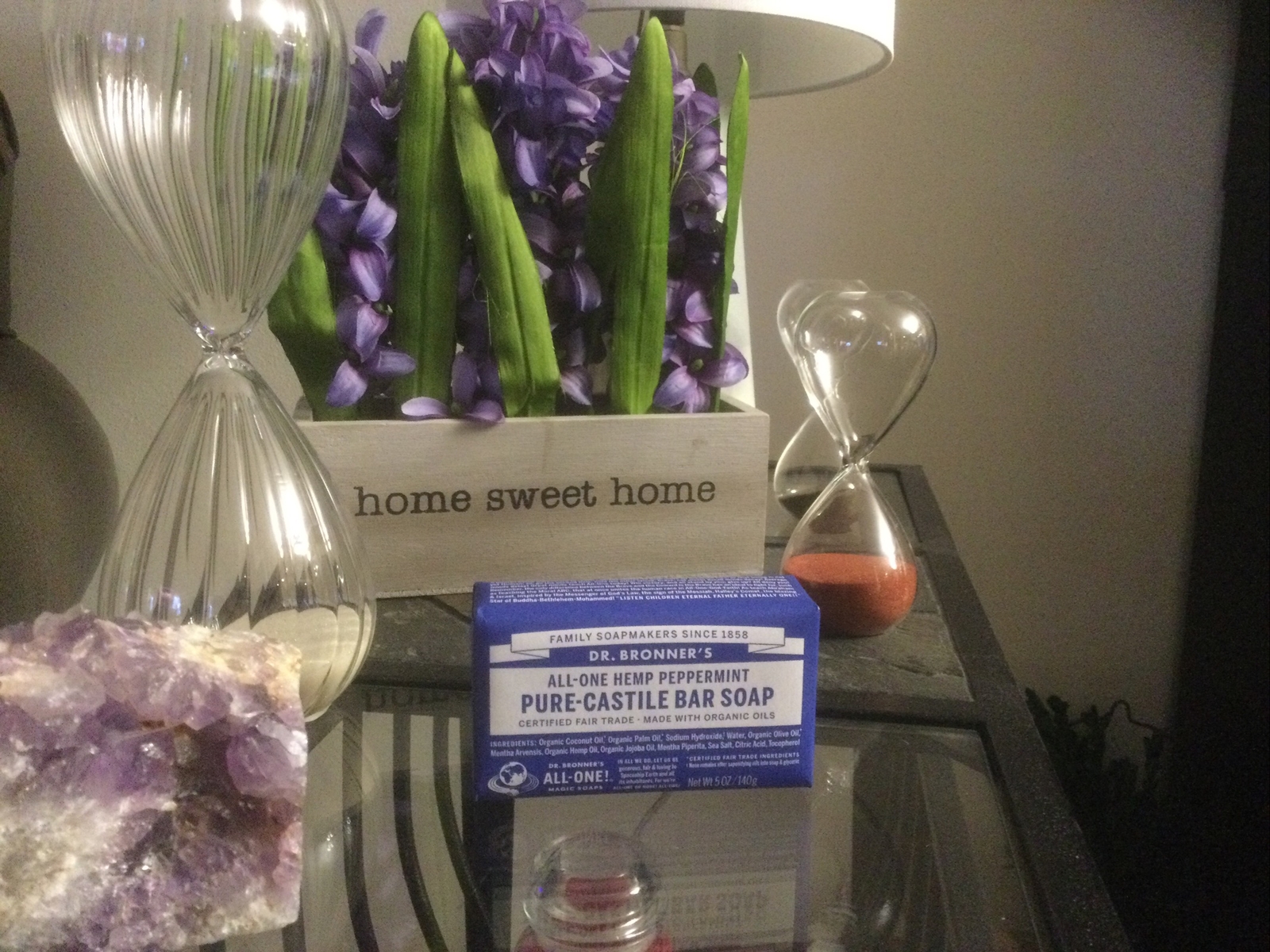 6) DR. BRONNER’S ALL-IN ONE HEMP PEPPERMINT PURE CASTLE BAR SOAP * FAMILY OWNED