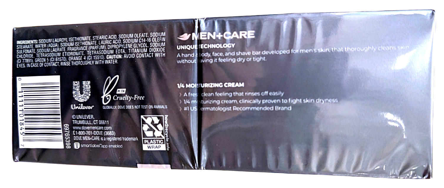 Dove Men+Care Body and Face Bar Soap Extra Fresh 14 x 3.75 Oz