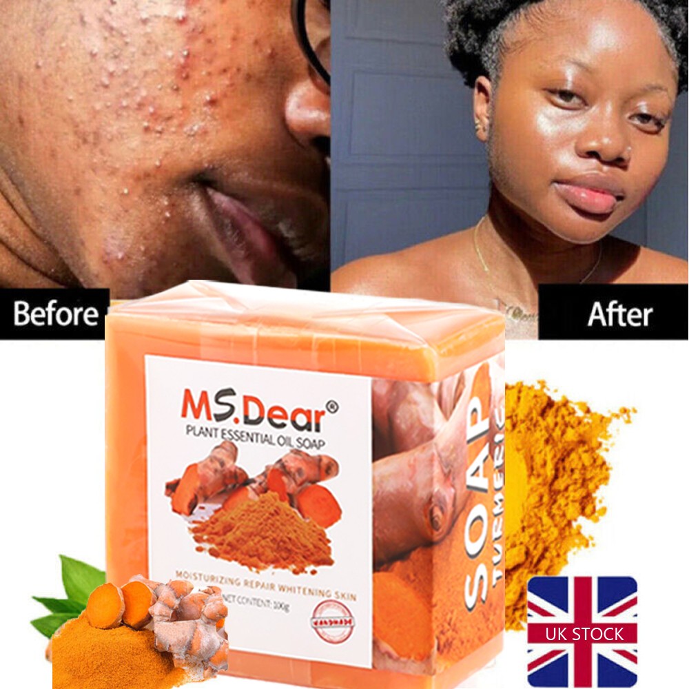 Persimmon Soap Bar for Body Odor Control,Skin Whitening Kojic Acid Turmeric Soap