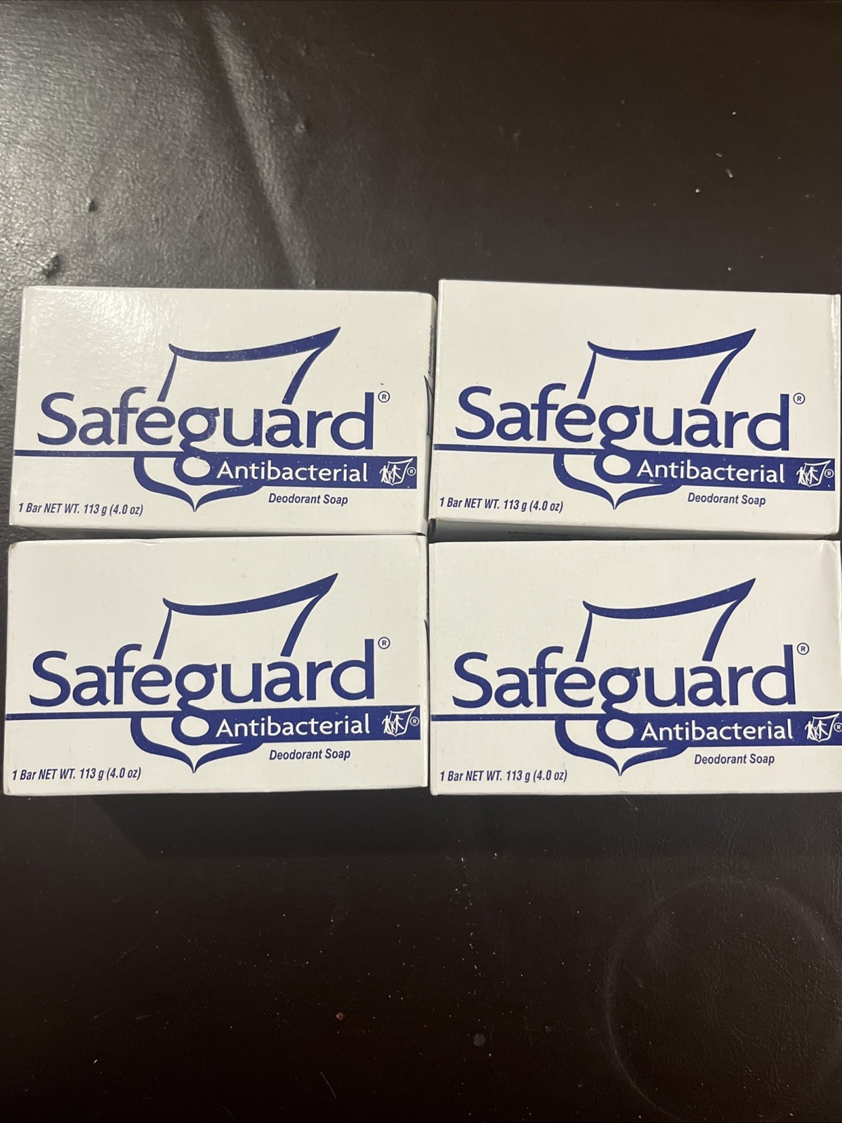 SAFEGUARD Anti-Bacterial Soap Bars 4 Boxes 4 oz/ea NEW