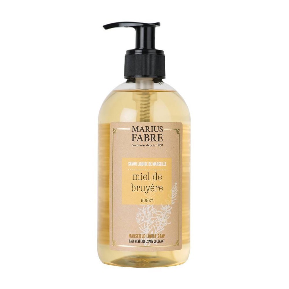 Marius Fabre Marseilles Liquid Soap Heather Honey 400 ml / 13.5 fl oz