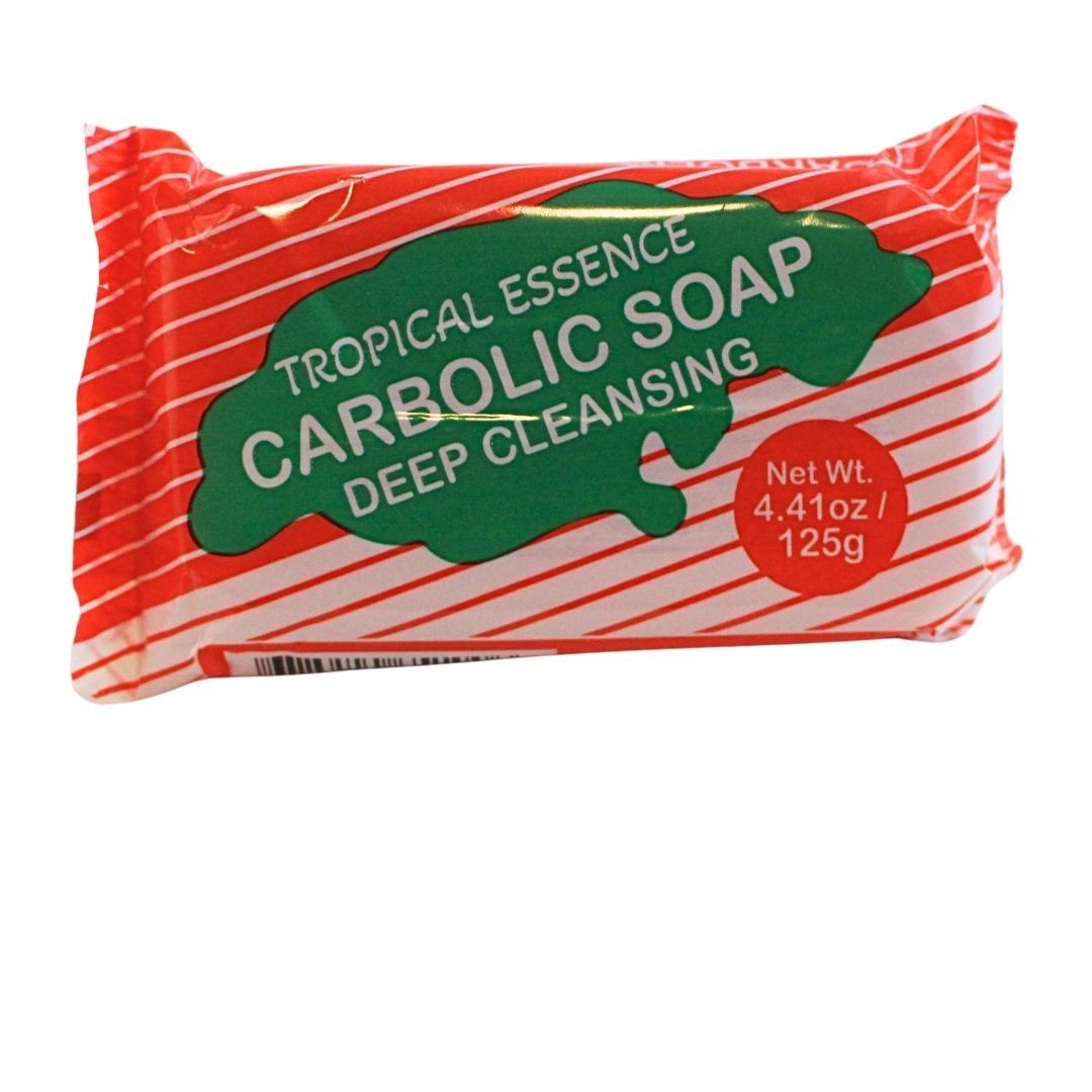 Tropical Essence Carbolic Soap 125g Deep Cleansing Red & Green 3 Pack