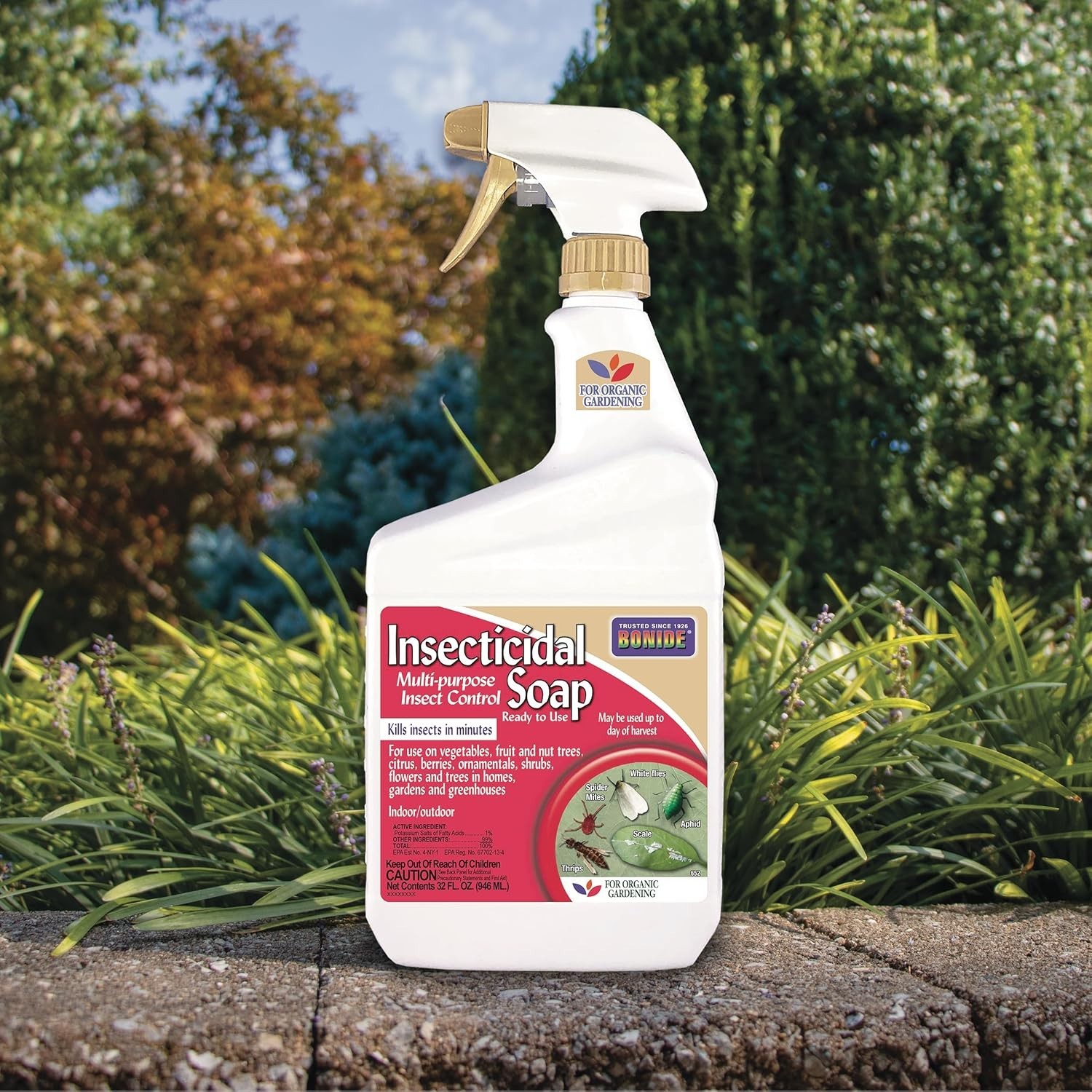 Captain Jack’s 32 oz Ready-to-Use Insecticidal Soap for Pest Control Efficiency