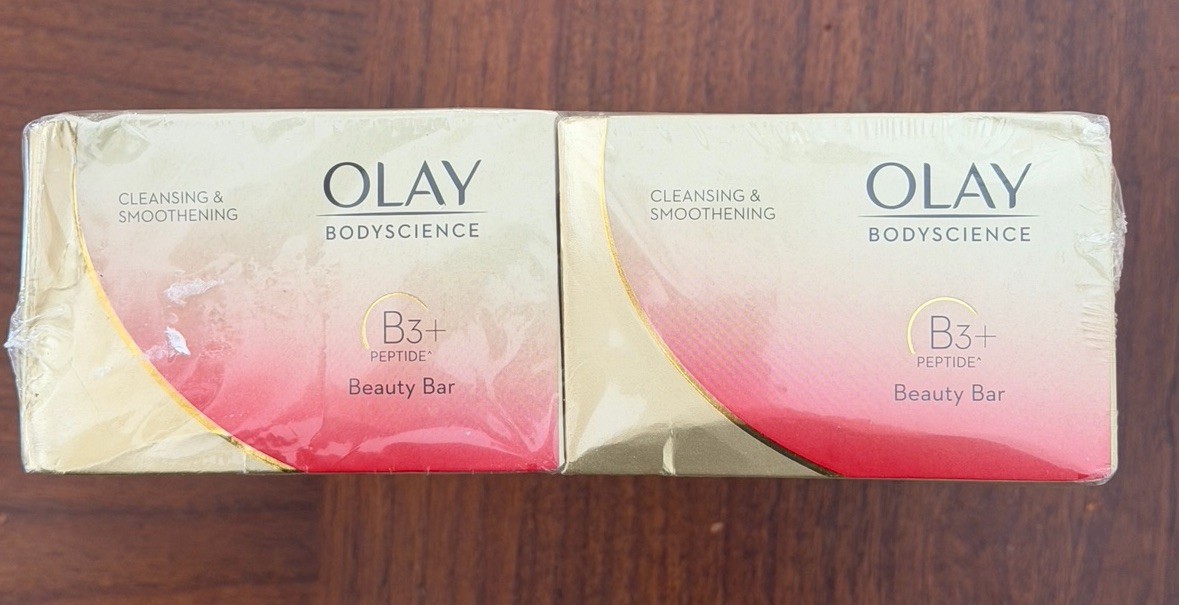 OLAY Body Science Soap B3+ Peptide Beauty Bar Soap (8 Pack) – NEW