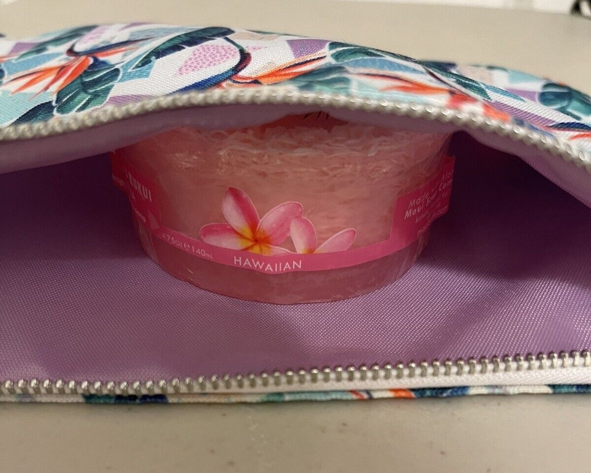 Maui Soap & Birds of Paradise Travel Pouch New