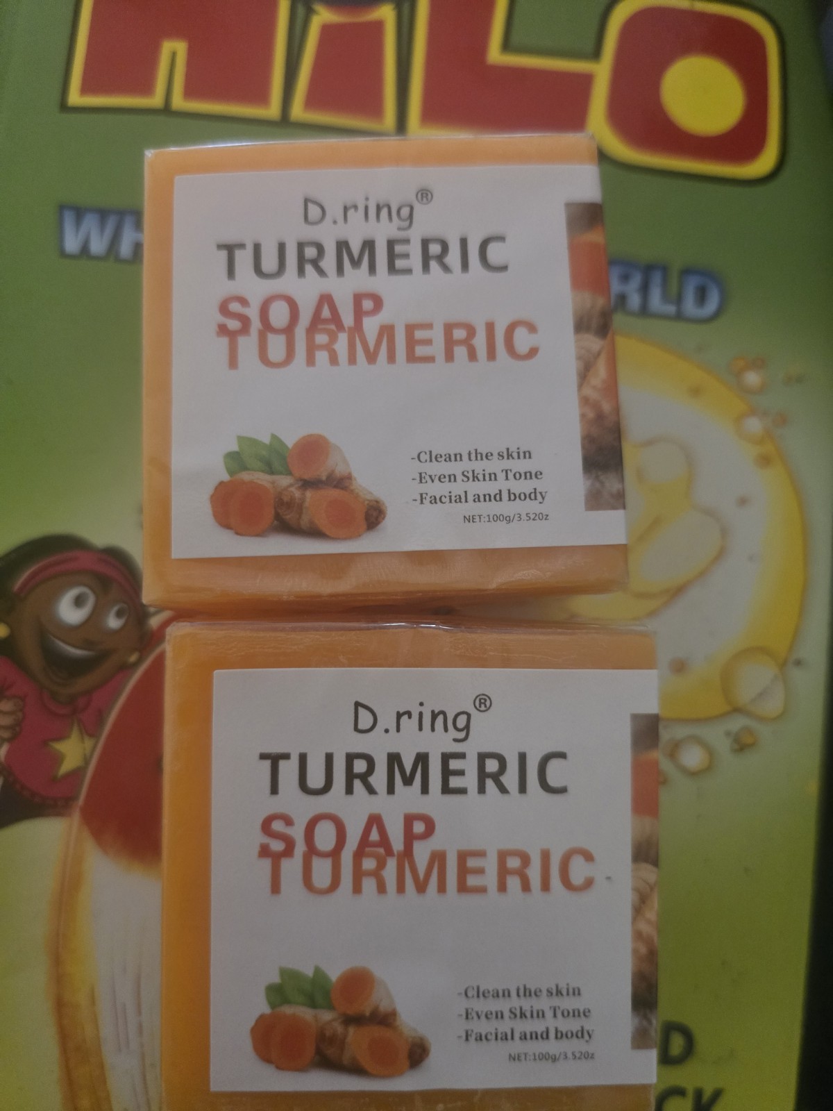 D.ring Turmeric Soap Face & Body Even Skin Tone 100g