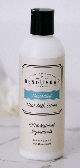 Unscented Goat Milk Lotion 8oz Helps Eczema Sensitive Dry Skin Bend Soap Co
