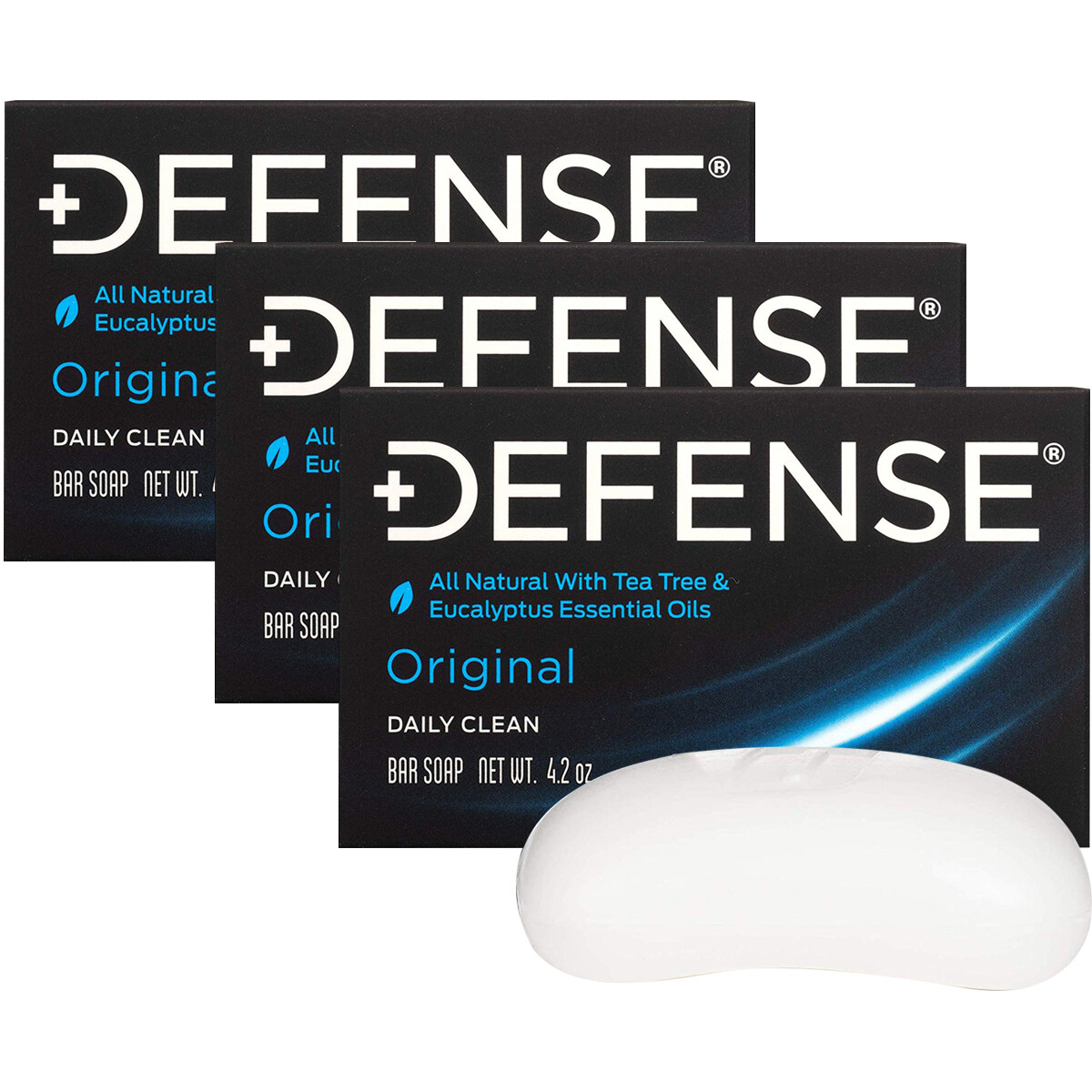 Defense Soap 4 oz. Original Body Bar Soap – 3 Pack