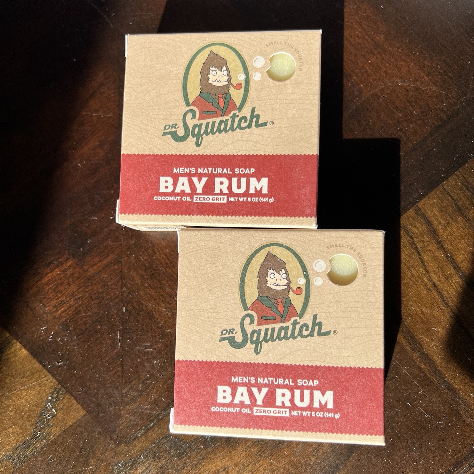 Dr. Squatch Men’s Bay Rum Body Bar Soap, Coconut Oil, All Natural, 5 oz