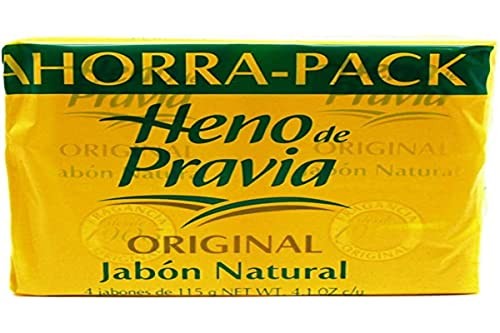 Parfums Gal Heno de Pravia (Pack of 4) Natural Bath Soap 4.1 Ounce