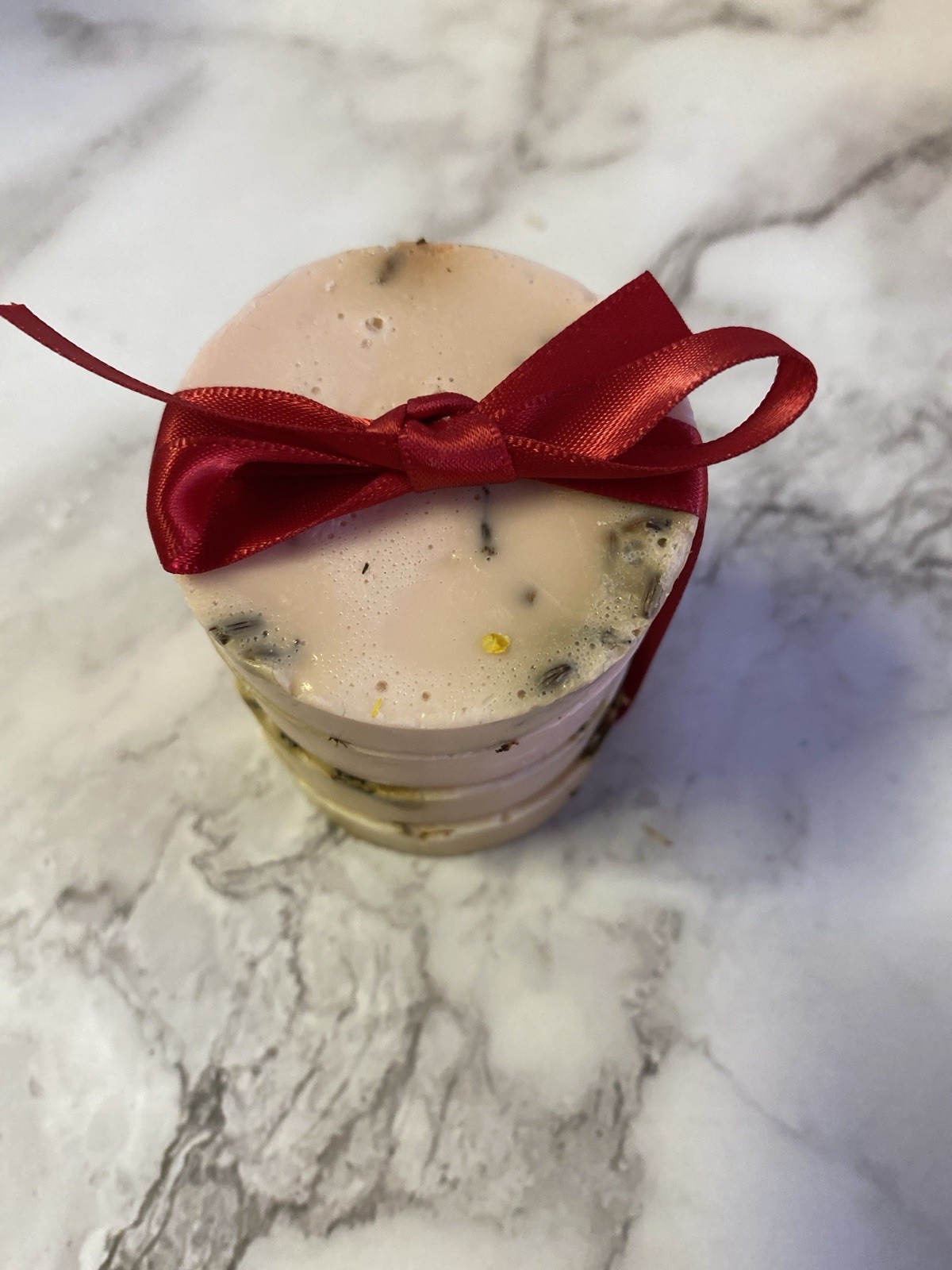 Handmade Botanical Soap Set of – 4 Round Bars, Natural Gift Set, Holiday Gift