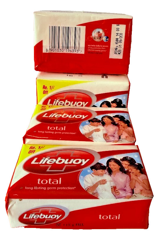 Lifebuoy Bar Soap 104g Each (4 Bars)