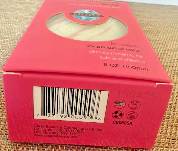 CLEAR ESSENCE COMPLEXION SOAP WITH AHA 5 fl. oz/150gm (pack of 2)