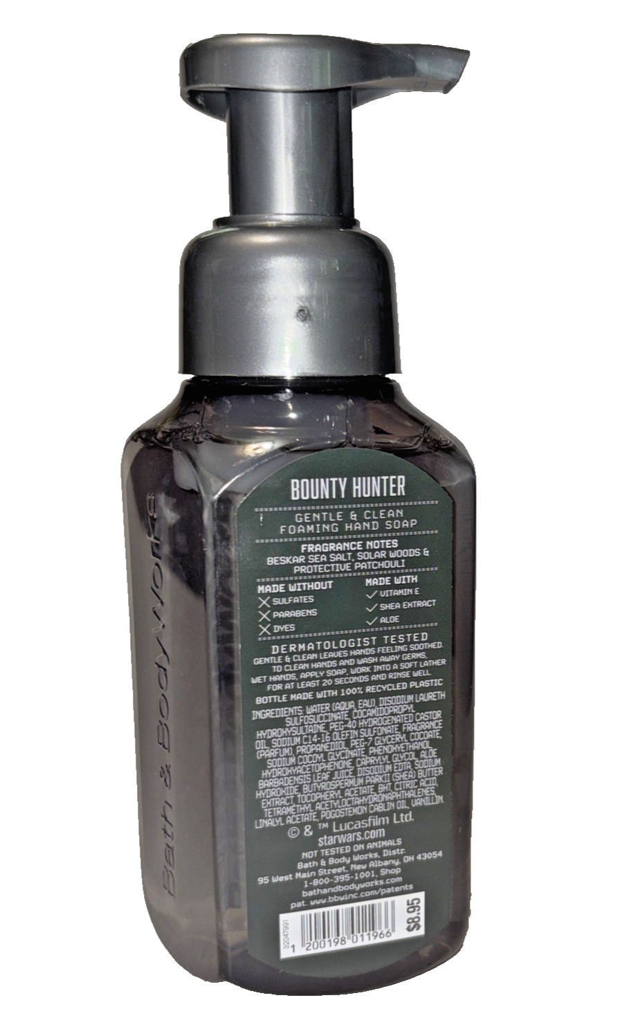 Bath & Body Works Star Wars Bounty Hunter Gentle Foaming Hand Soap * Free Ship *
