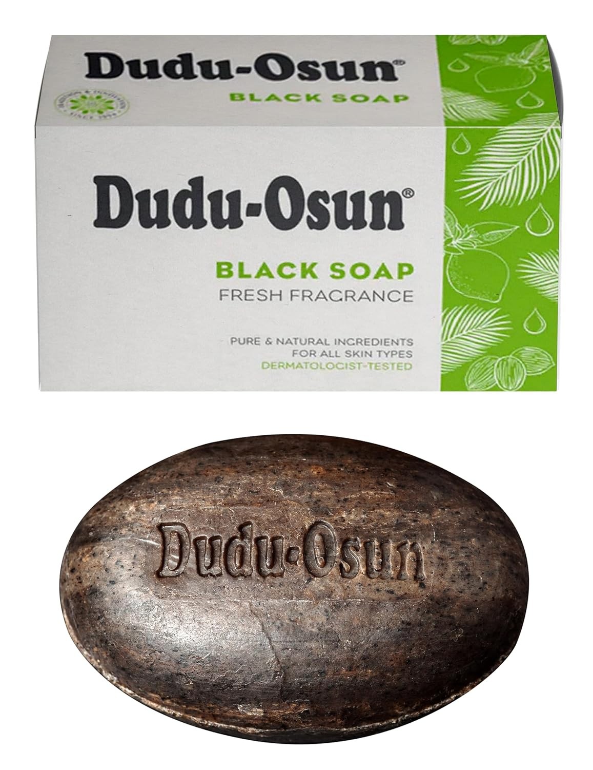 Dudu-Osun African Black Soap Bar 150g (Pack of 6) – by Tropical Naturals, Authen