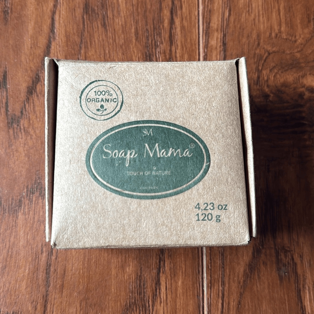 Soap Mama 100% Organic Red Tea Tree Loofah Soap Bar Natural Exfoliating Body
