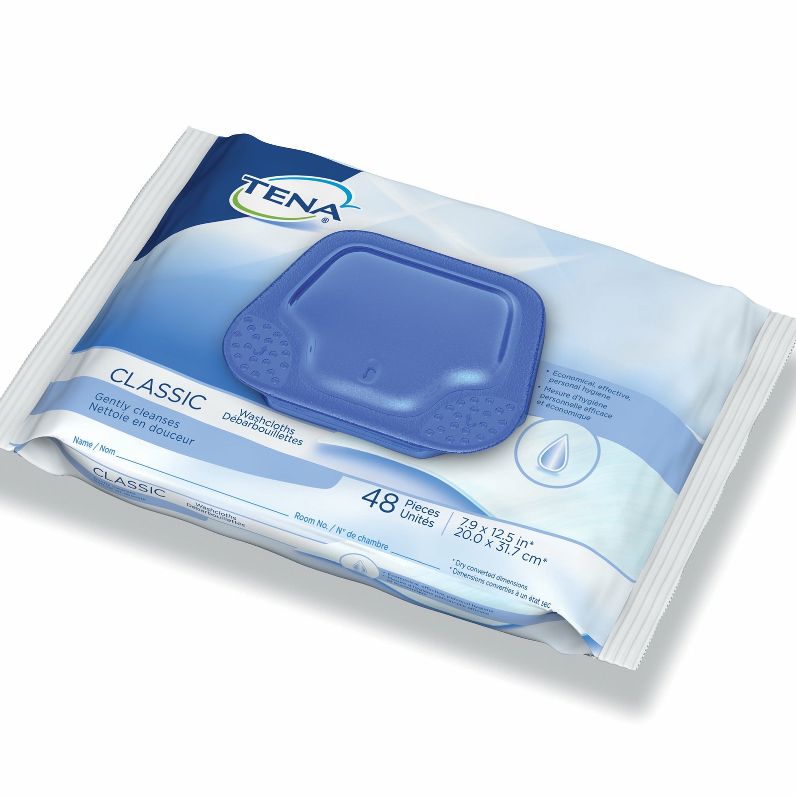 TENA Personal Cleansing Wipe 7-9/10 x 12.5″