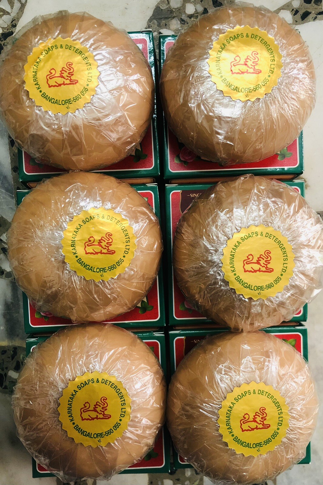 6 X 150gm Mysore Sandal Bath Soap Bar, ORIGINAL of Karnataka Soaps Ltd. Exp-2025