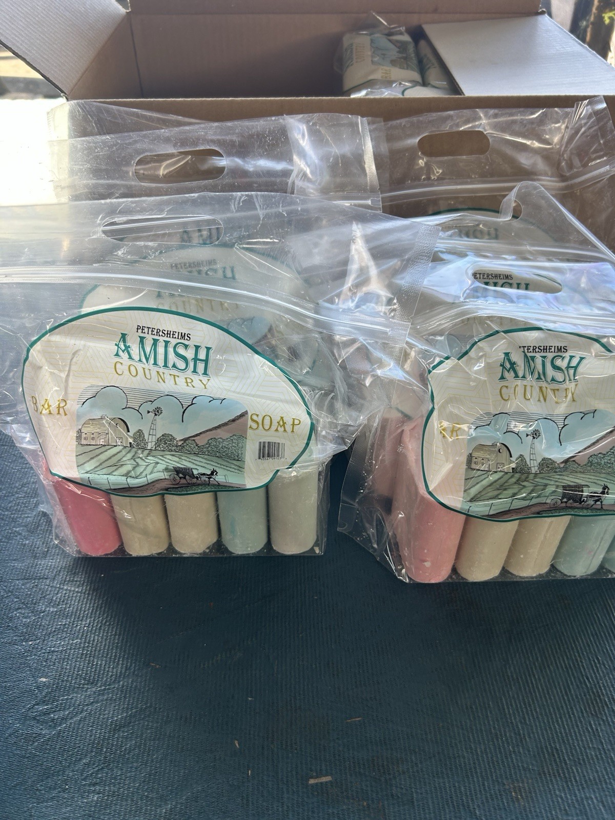 Petersheims Amish Country Bar Soap Multipack Assorted Colors Body & Hands