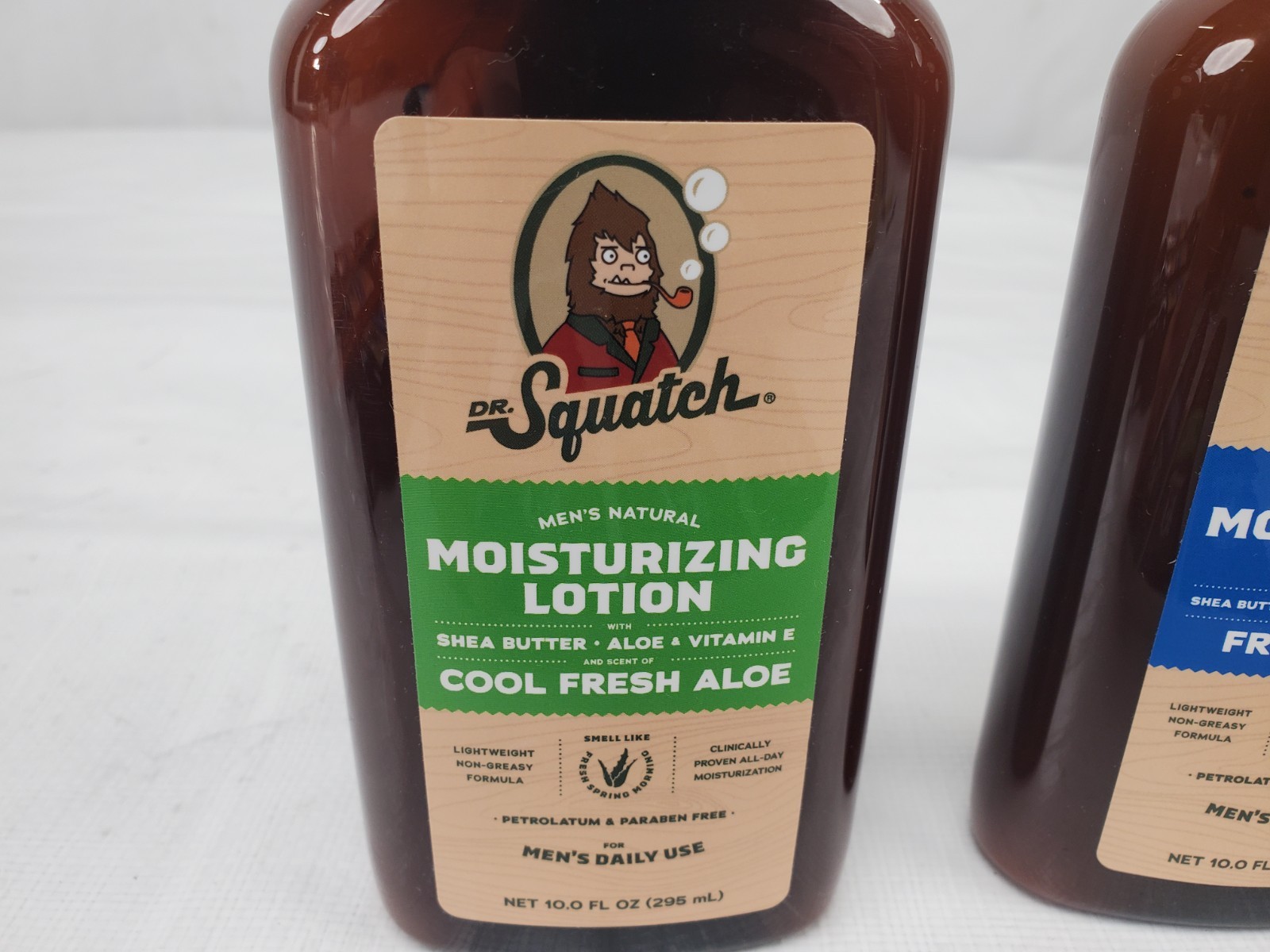 Dr Squatch Moisturizing Lotion -3 Pack New- Pine Tar Cool Fresh Aloe Falls