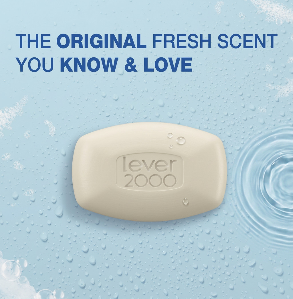 Lever 2000 Original Healthy Fresh Skin Bar Soap Boxed, 3.75 oz Each – New