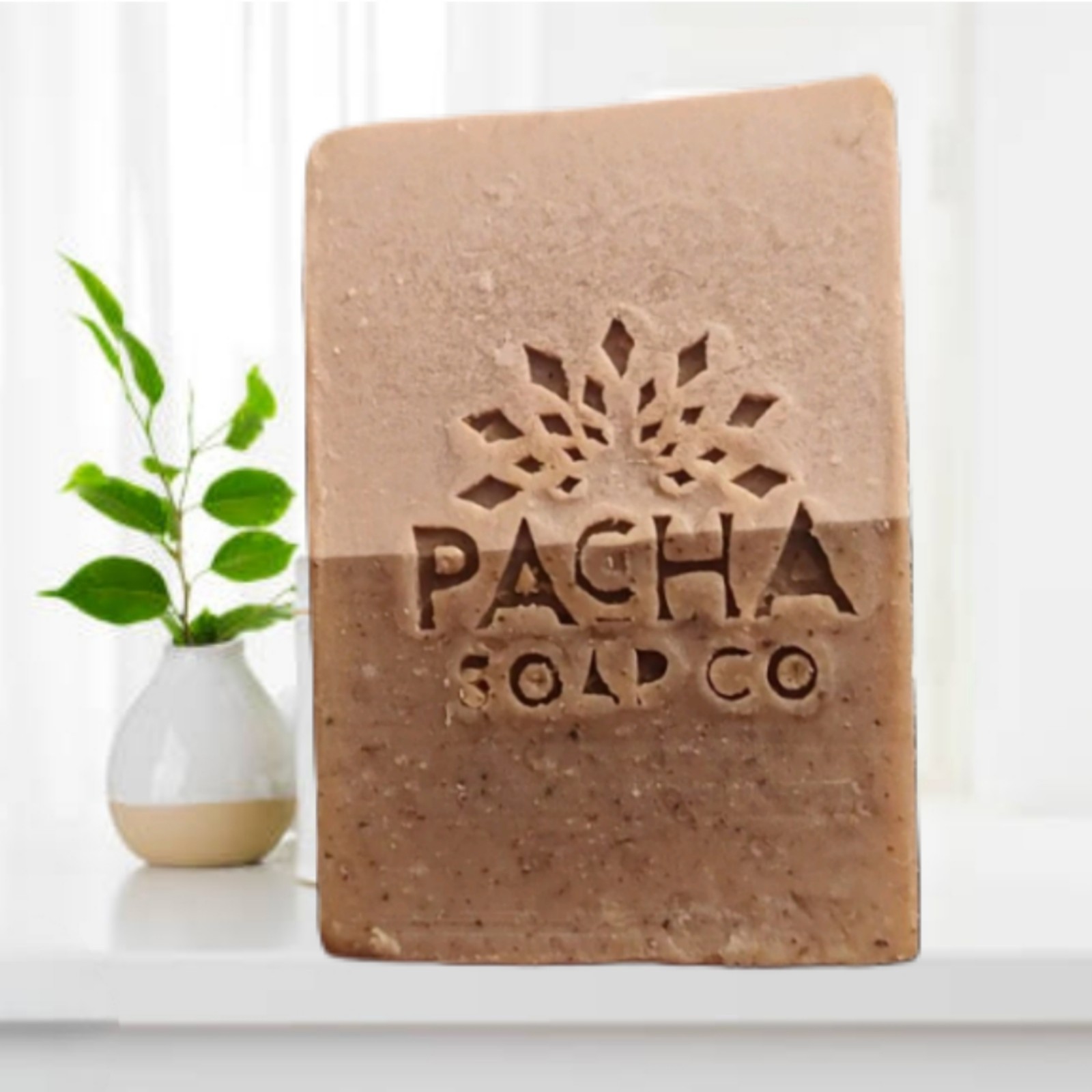 Pacha Oats & Honey Bar Soap 4 oz Cruelty Free Vegan Gluten Free