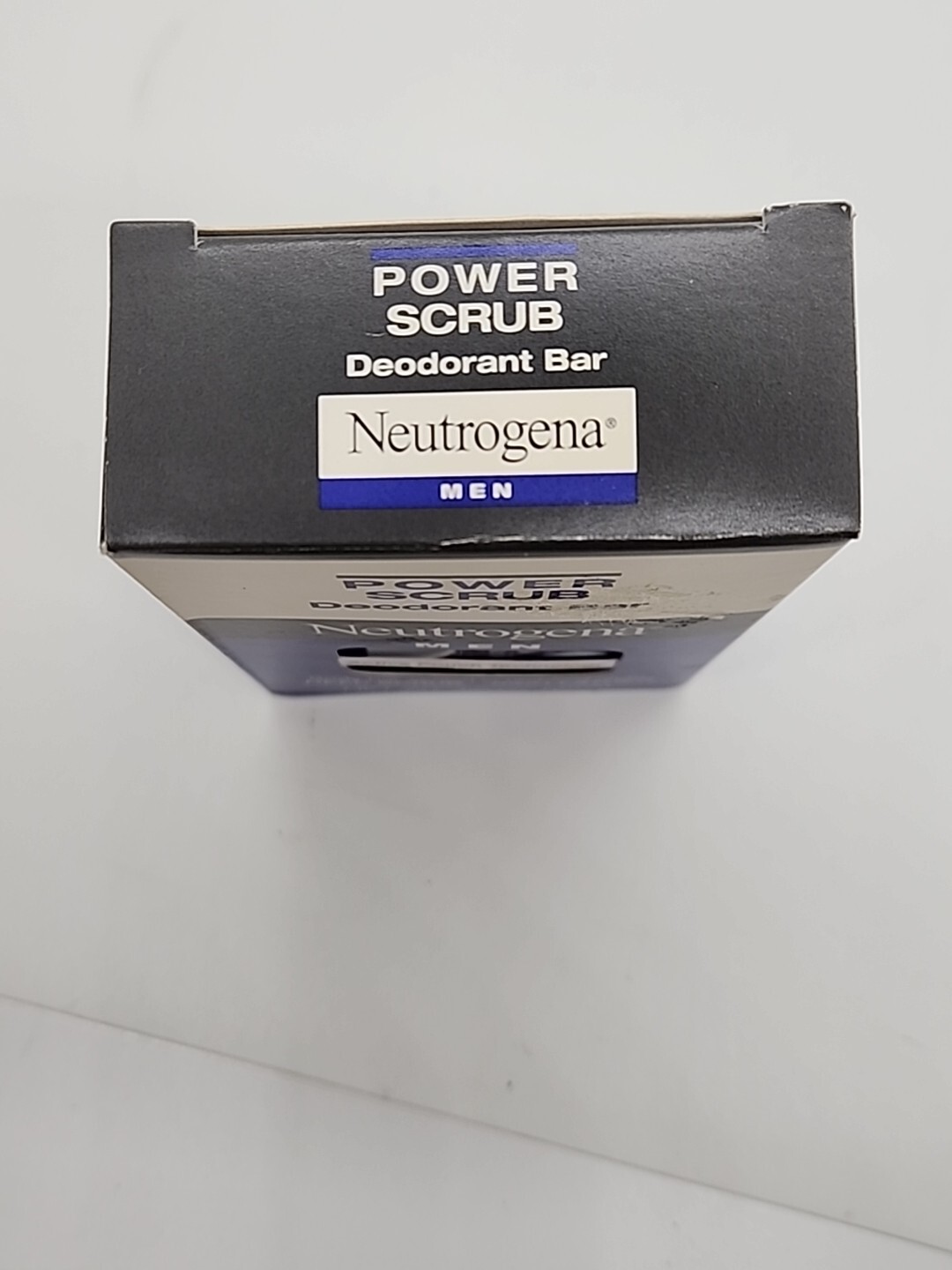 Vtg Neutrogena Men Power Scrub Deodorant Bar Soap Body Bar Textured Cloth RARE