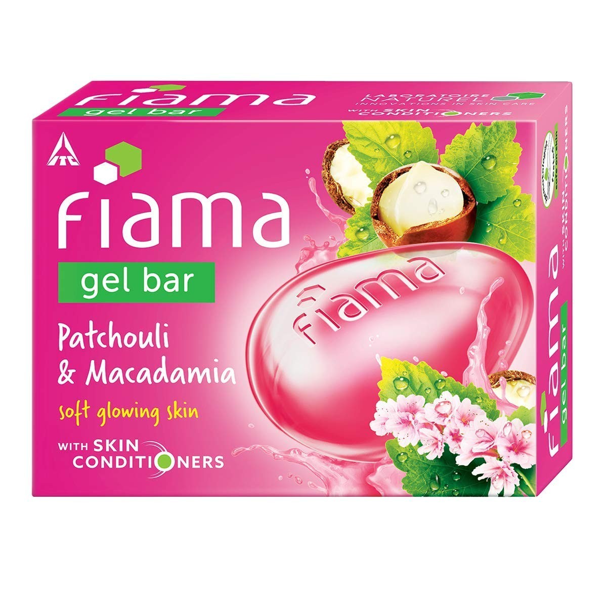 Fiama Gel Bar Patchouli and Macadamia for soft glowing skin 125gm Free Ship