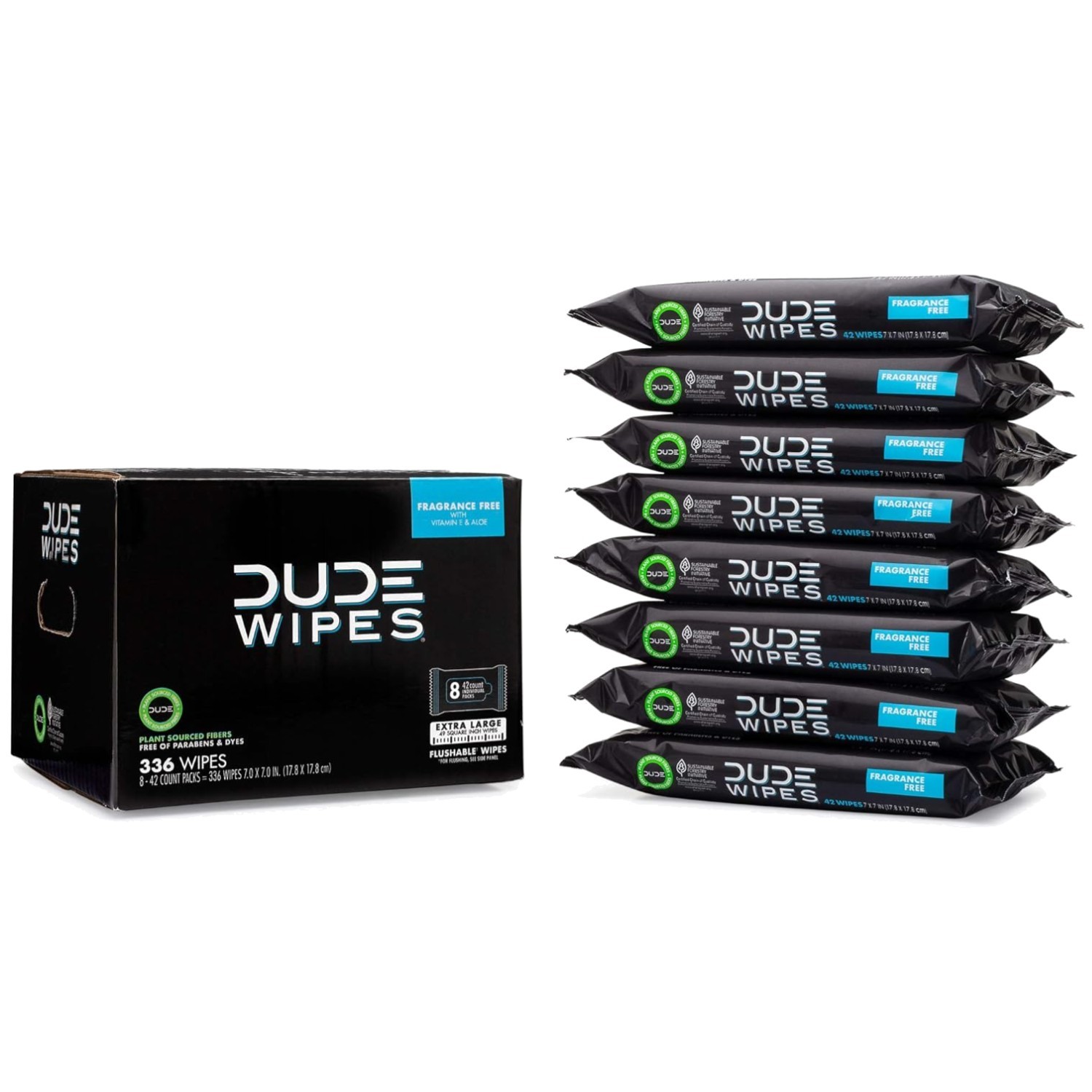 Unscented Adult Wet Wipes – Vitamin E & Aloe