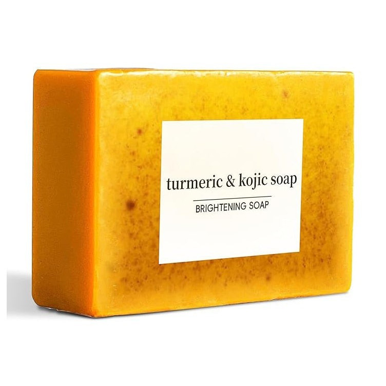 Turmeric & Kojic Acid Brightening Soap Bar 100g Lemon Scent Face Body Hands