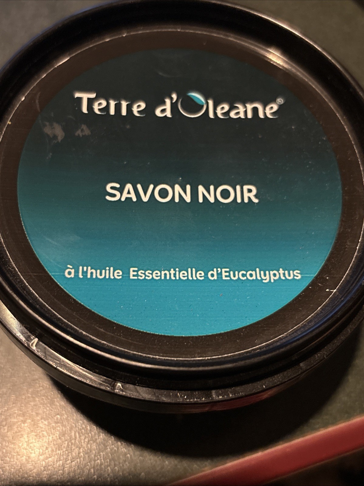 Black Soap With Eucalyptus Essential Oil Terre d’Oléane Moroccan Exfoliating NEW