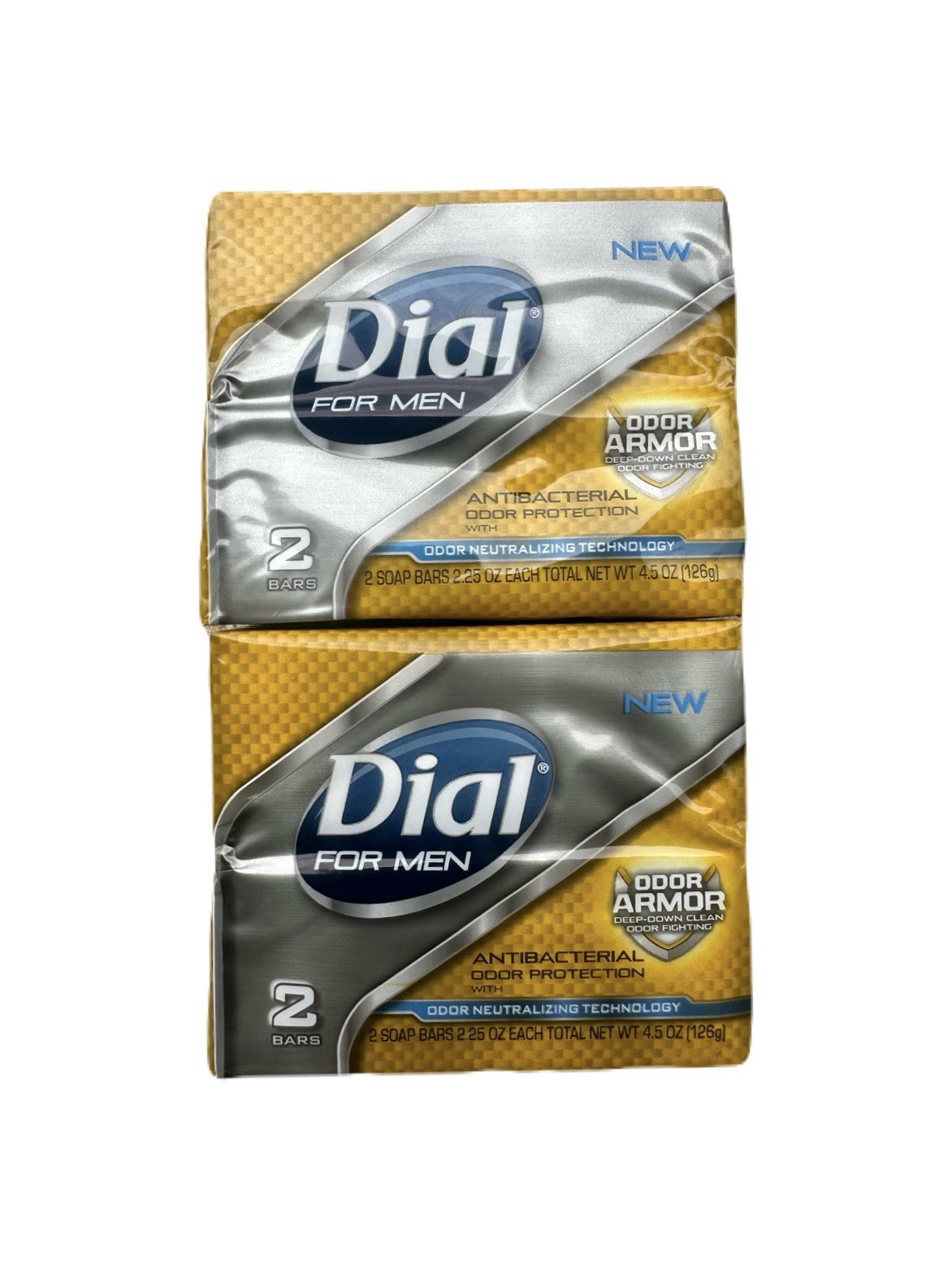 4 Bars Dial Men Odor Armor Soap 2.25 oz Sealed Discontinued
